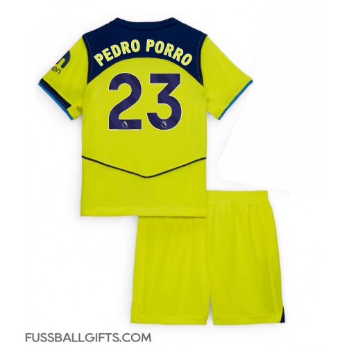 Tottenham Hotspur Pedro Porro #23 Fußballbekleidung 3rd trikot Kinder 2025-26 Kurzarm (+ kurze hosen)